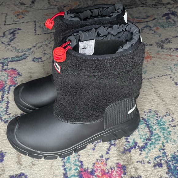Hunter Wanderer Sherpa Snow Boot US size 3 - Picture 4 of 6